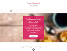 Tablet Screenshot of orangeblossomcafe.com